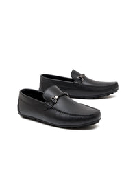 Mocasín casual para hombre en cuero con herraje REF 02GALACIA