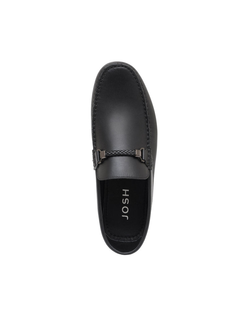 Mocasín casual para hombre en cuero con herraje REF 02GALACIA