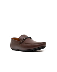 Mocasín casual para hombre en cuero con herraje REF 02GALACIA