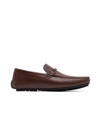Mocasín casual para hombre en cuero con herraje REF 02GALACIA