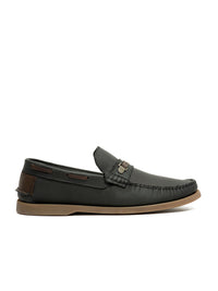 Mocasín de cuero  en color Negro
