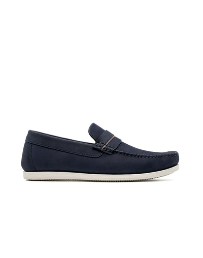 Mocasín casual  en cuero nobuck – Josh - Color Arena