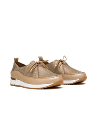 Deportivo casual bohemio vestidor en cuero para mujer REF AIN1813