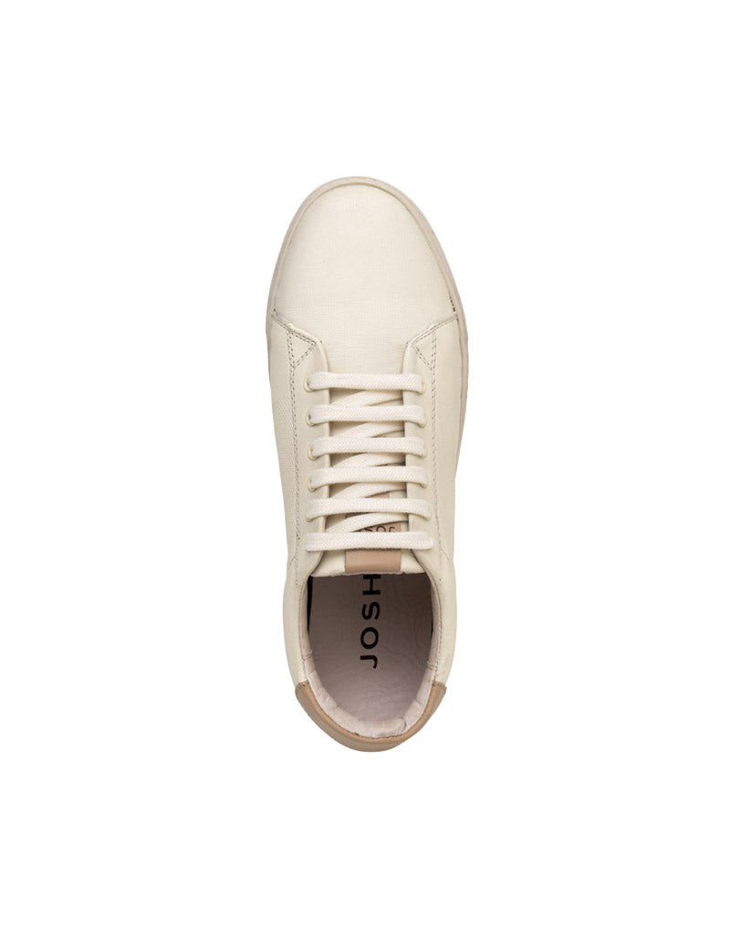 Zapato deportivo de cuero para hombre color beige