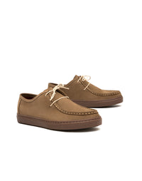 Zapato casual para hombre en cuero color arena
