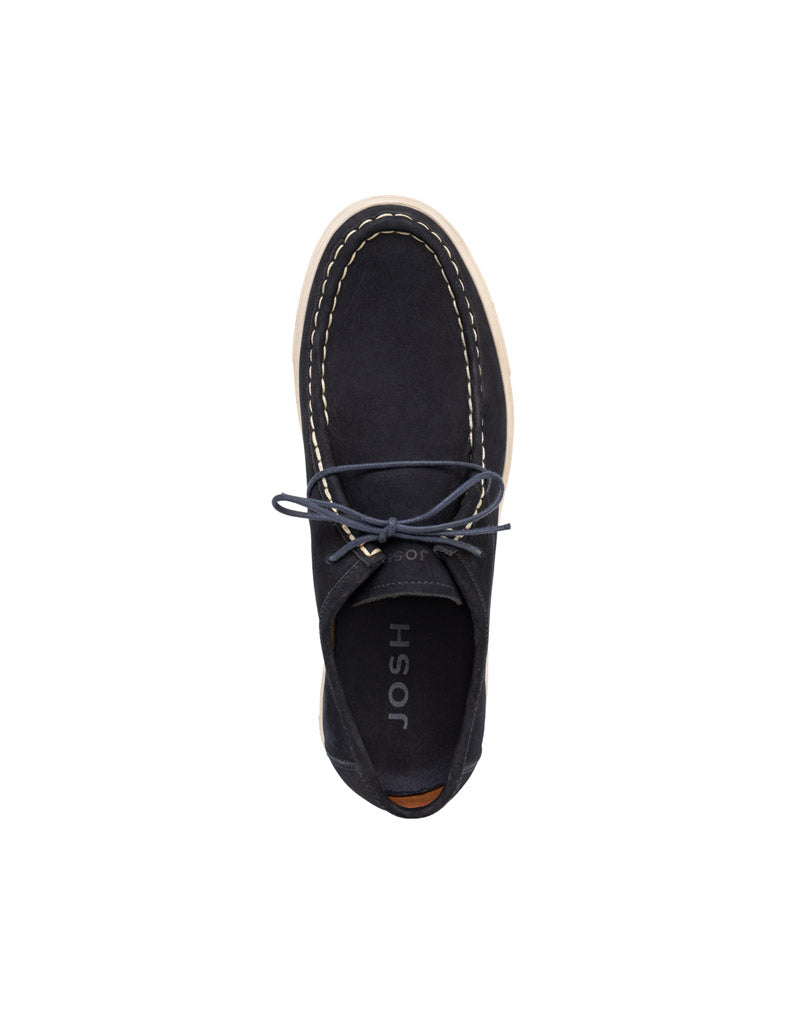 Zapato casual para hombre en cuero  color azul