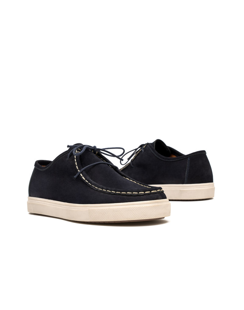 Zapato casual para hombre en cuero  color azul