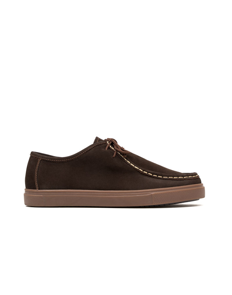 Zapato casual para hombre en cuero color café