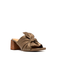 Sandalia tacón de cuero REF AMATISTA05M