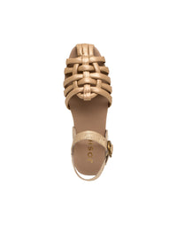 Sandalia plana de cuero REF AMH1787