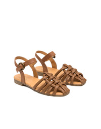 Sandalia plana de cuero REF AMH1787