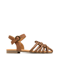 Sandalia plana de cuero REF AMH1787