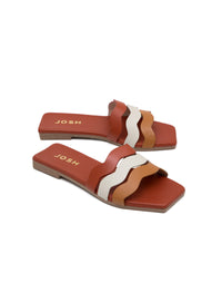 Sandalia plana artesanal y femenina REF ANGELICAL04