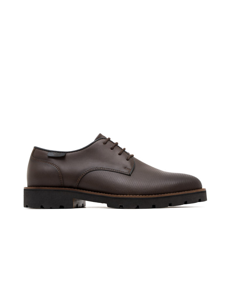 Zapato casual para hombre en cuero café REF ANTH02 – Tiendas Josh