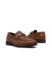 Mocasín de herraje para hombre en cuero REF ANTH09