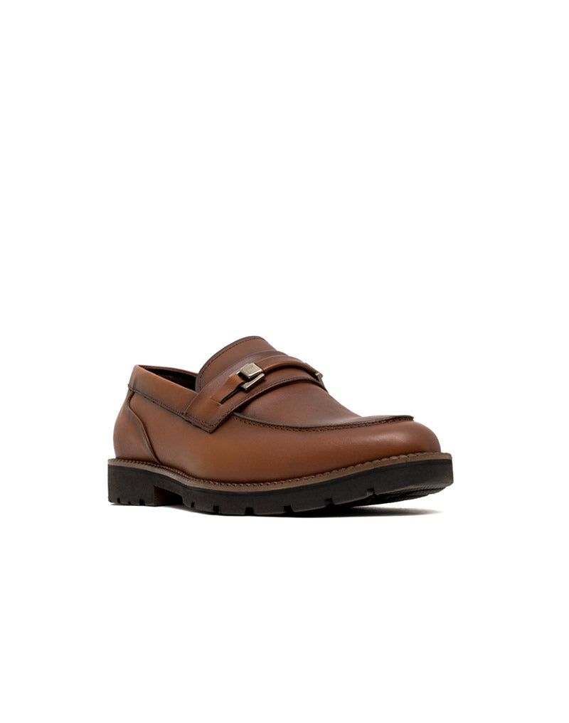 Mocasín de herraje para hombre en cuero REF ANTH09