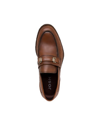 Mocasín de herraje para hombre en cuero REF ANTH09
