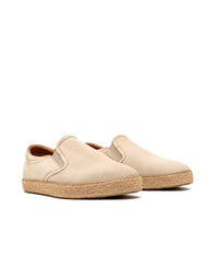 Mocasín tipo espadrille para hombre en cuero REF BAND30