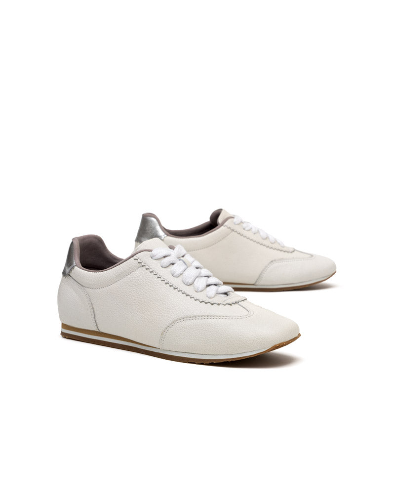 Zapato plano cordonero  para mujer en cuero REF BLA1712