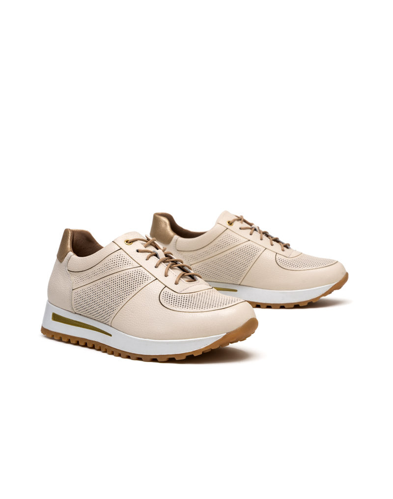 Tenis deportivo para mujer en cuero REF BOS1799