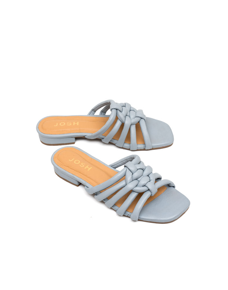 Sandalia plana de cuero REF CIN1788CUE