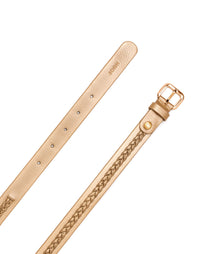 Correa de cuero detalle trenzado para mujer REF CRMJ023