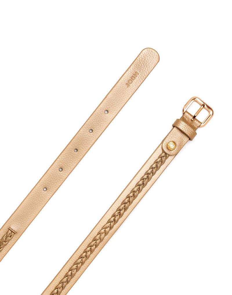 Correa de cuero detalle trenzado para mujer REF CRMJ023