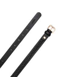 Correa de cuero detalle trenzado para mujer REF CRMJ023