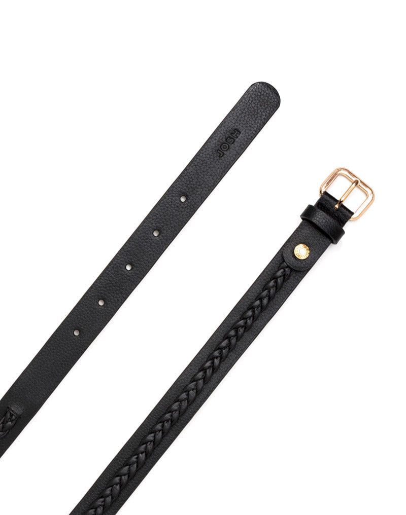 Correa de cuero detalle trenzado para mujer REF CRMJ023