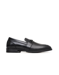Zapato atadura formal para hombre en cuero color negro