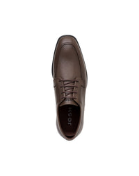 Zapato atadura formal para hombre en cuero color café