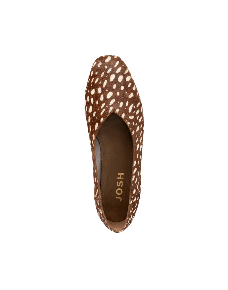 Baletas con Estampado Cuero Bambi REF  FTM1104LJ
