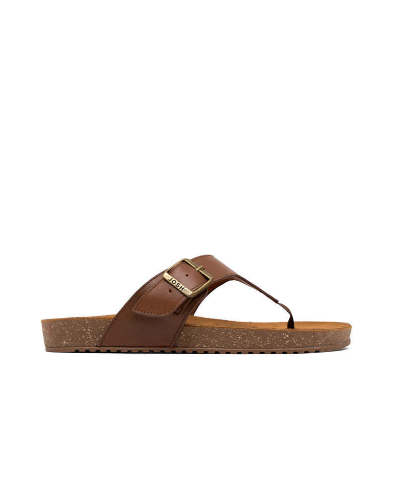 Sandalia  en cuero miel – Josh - Color Miel