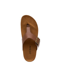 Sandalia  en cuero miel – Josh - Color Miel