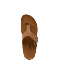 Sandalia para hombre en cuero miel REF ELIZ01