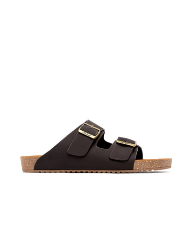 Sandalia casual de cuero 100% colombiano  en color arena – Josh - Color Miel