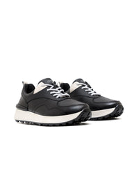 Deportivo  en cuero negro – Josh - Color Negro