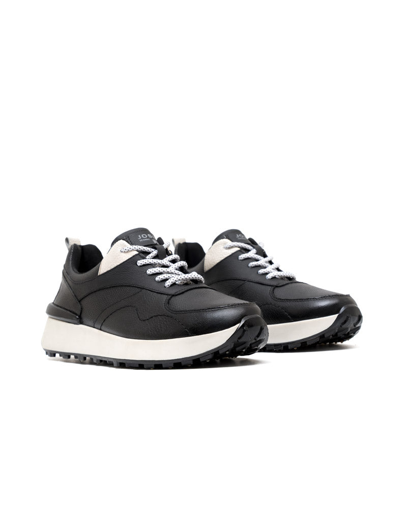 Deportivo  en cuero negro – Josh - Color Negro