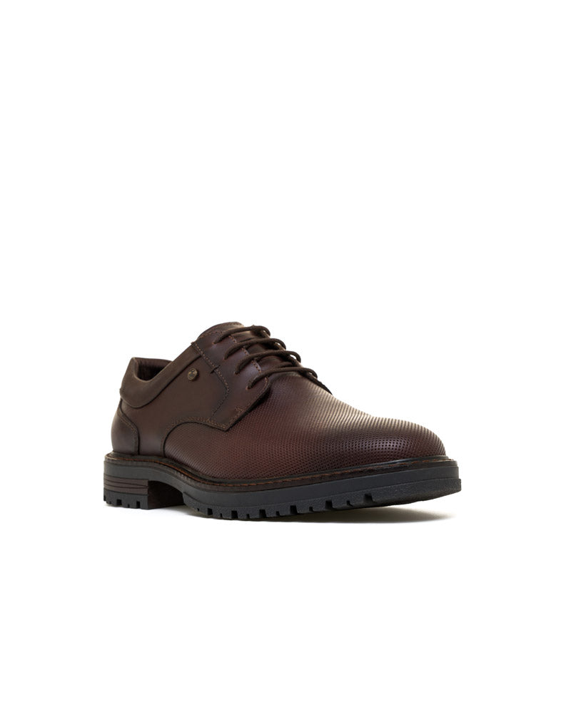 Zapato casual para hombre en cuero brillante REF GABR03.
