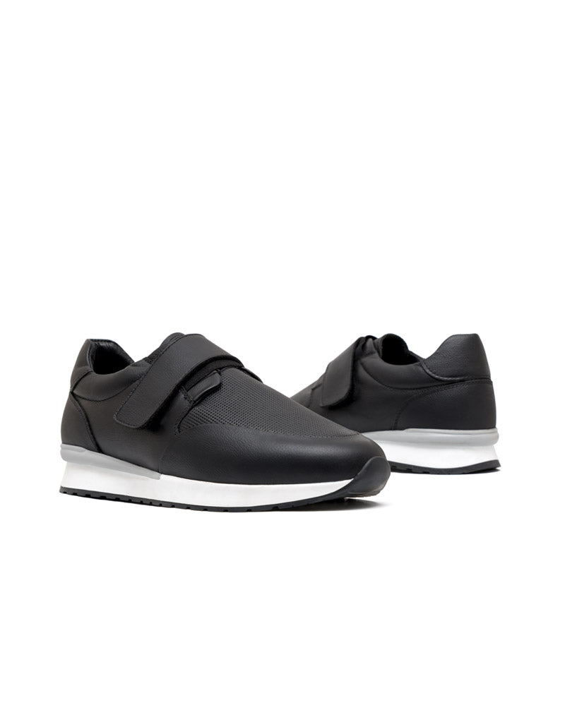 Zapato Deportivo Para Hombre En Cuero Combinado Con Textil REF GREV24