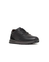 Zapato de cordon para hombre en cuero y textil REF HARL09