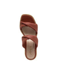 Sandalia tacón de cuero  REF HLY1500