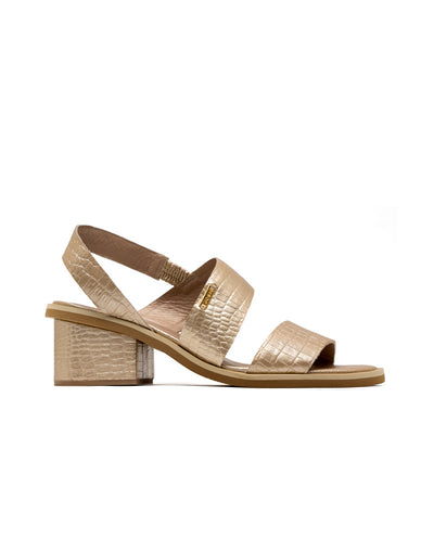 Sandalia tacón de cuero  REF IND1233CUE