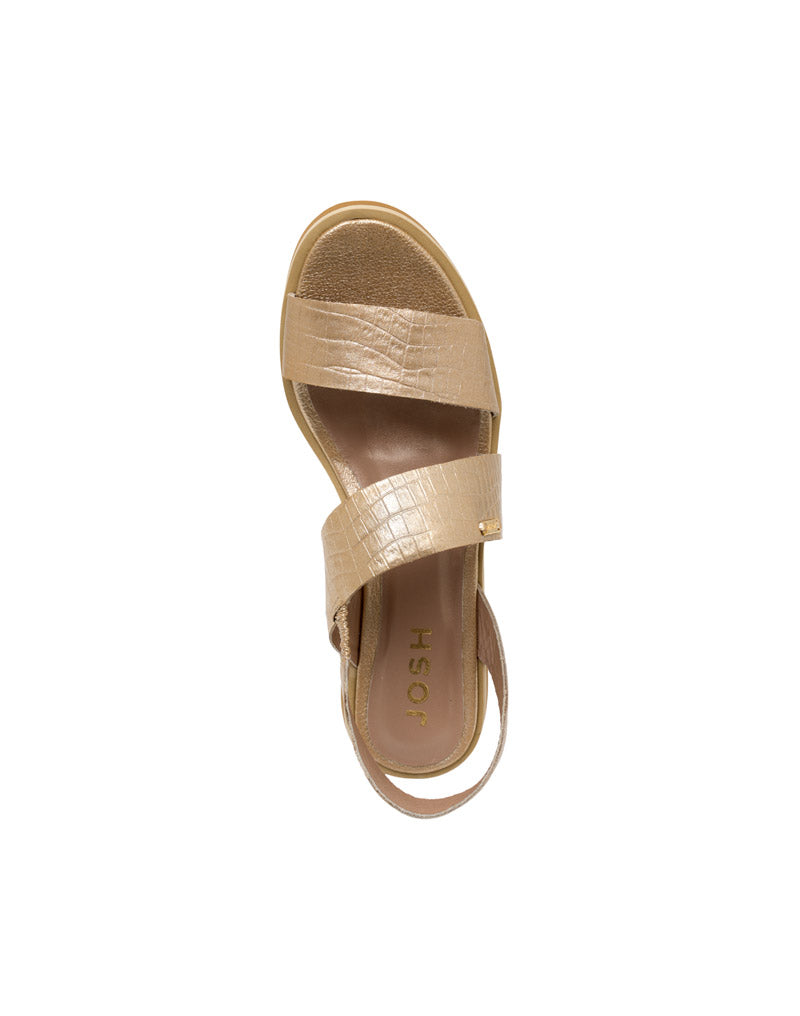 Sandalia tacón de cuero  REF IND1233CUE