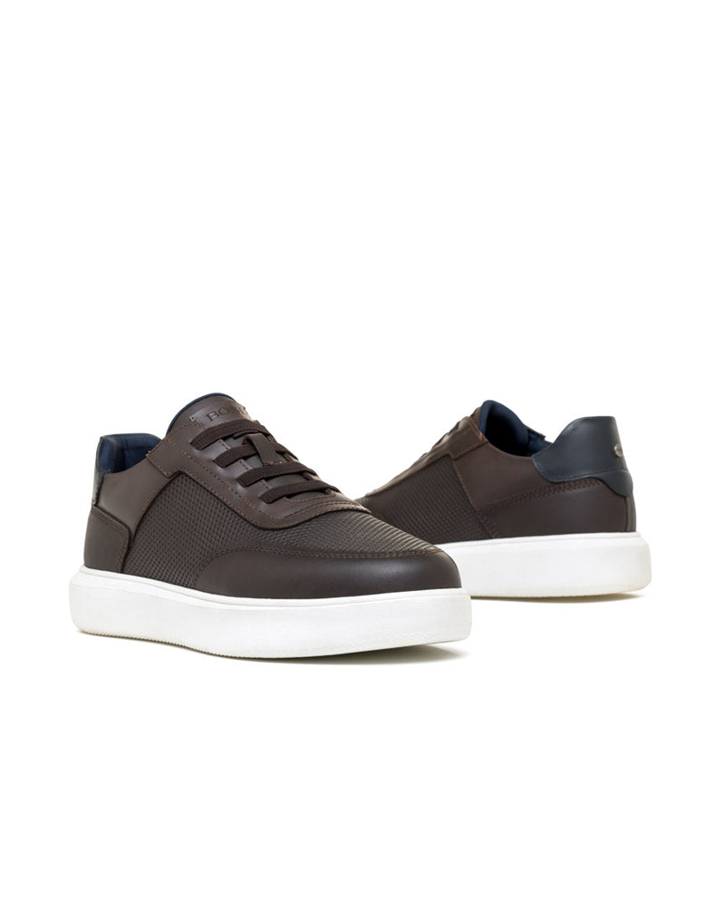 Zapato deportivo liviano de cuero para hombre REF KURT04