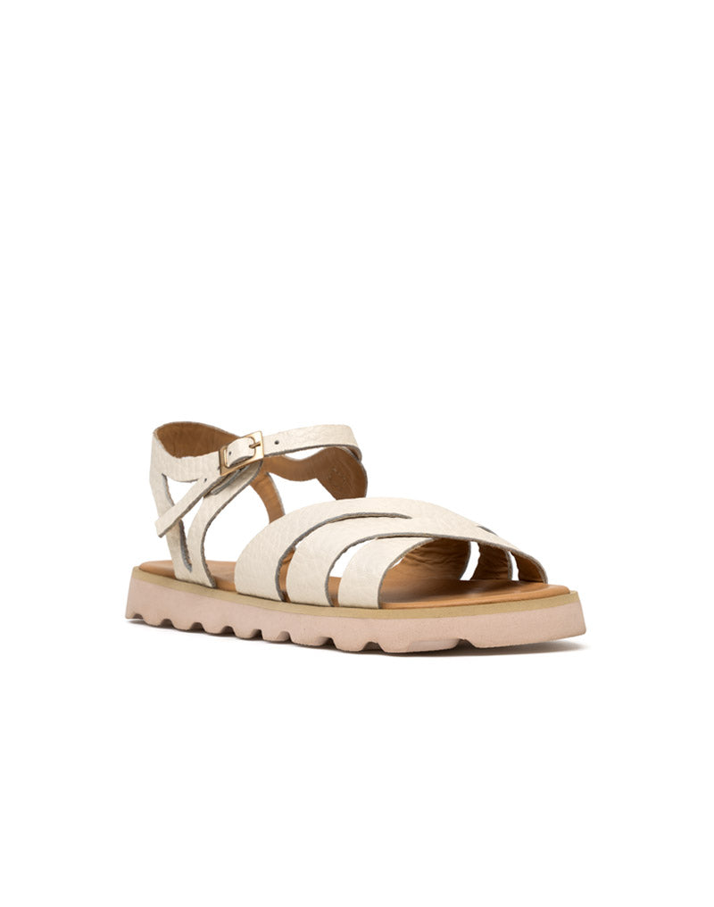 Sandalia plana de cuero REF MRL1587