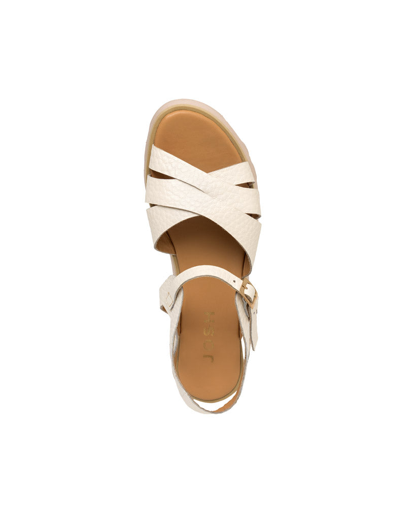 Sandalia plana de cuero REF MRL1587