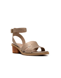 Sandalia tacon de cuero  REF NRU1309