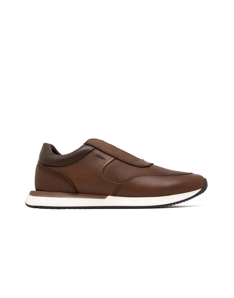Mocasín Casual De Confort Para Hombre En Cuero Colombiano en color Miel