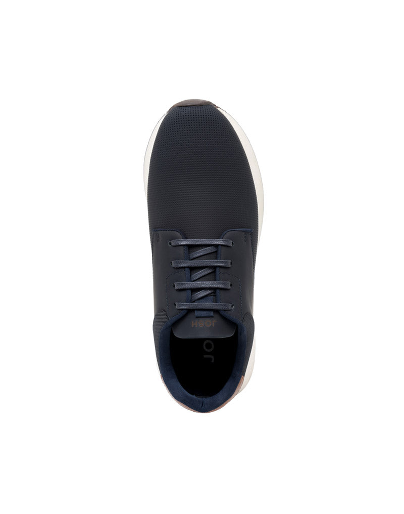 Zapato Casual De Confort  En Cuero Colombiano Azul – Josh - Color Negro